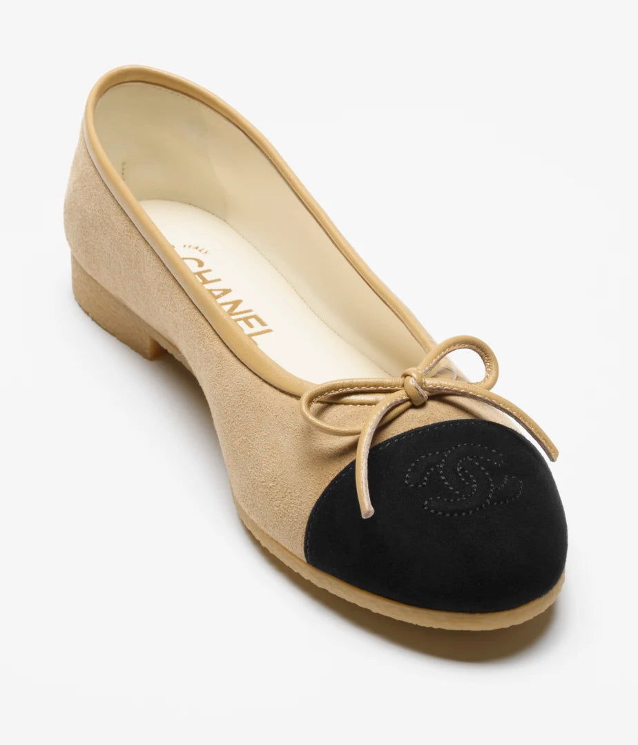 Suede Ballet Flats