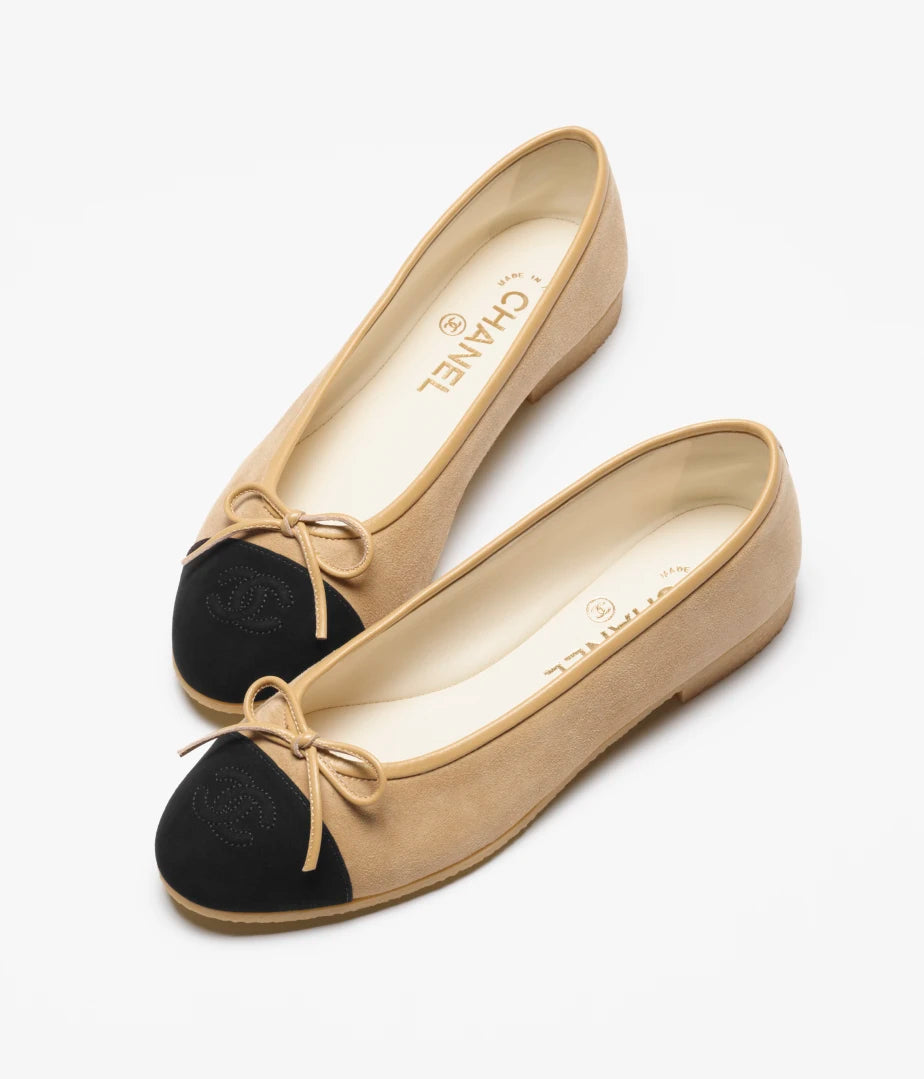 Suede Ballet Flats